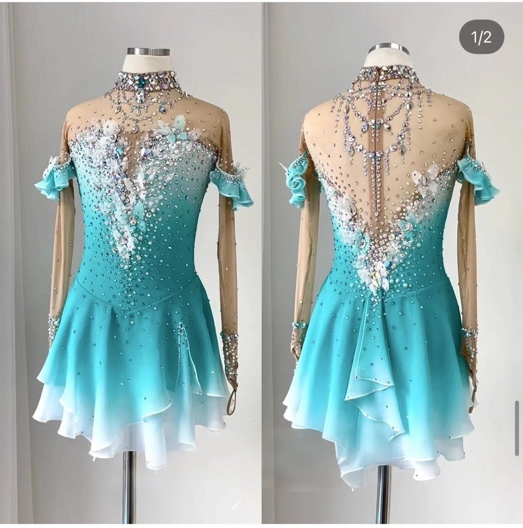 超美款式集合滑冰服考斯藤