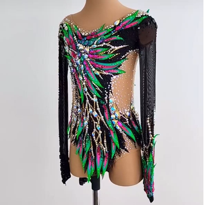 艺术体操服儿童女艺考比赛啦啦操