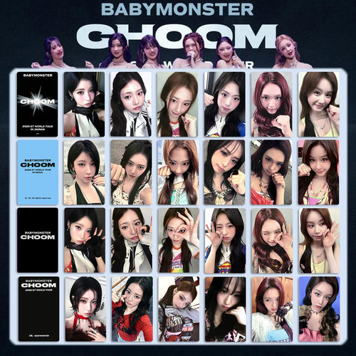BABYMONSTER 二巡CHOOM TOUR演唱会周边小卡 首尔满额卡入场卡