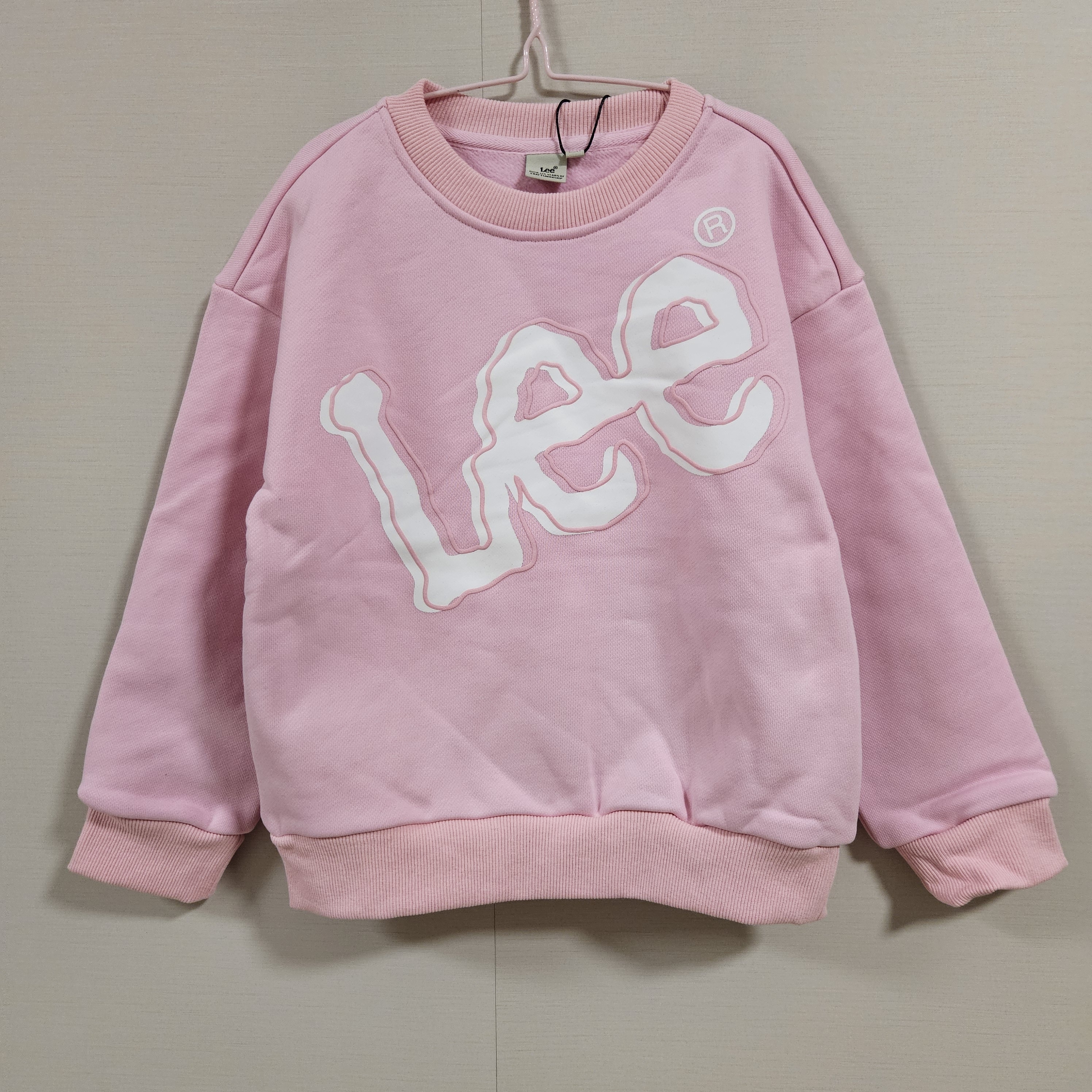 全新 le家带吊牌女童加绒卫衣  圆领套头卫衣120 ～165