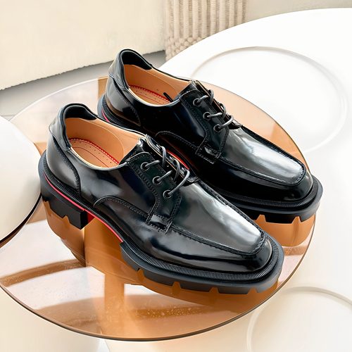 欧洲站男鞋CL红底鞋增高欧美婚鞋