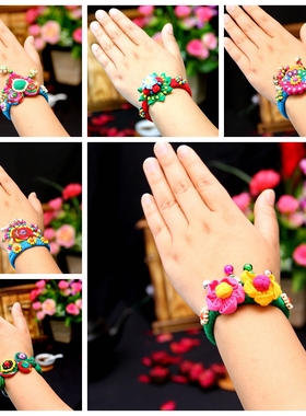 民族风手工布艺铃铛手