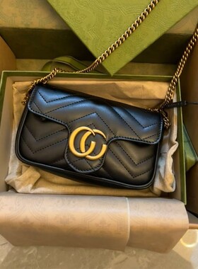 古家包包女2025秋冬新款真皮小香风菱格链条包单肩斜挎小方包包女