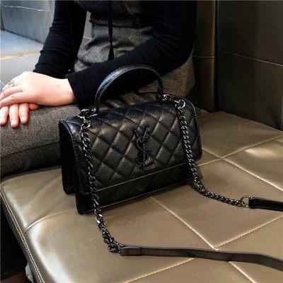 香港高级简约小方包女2025新款高