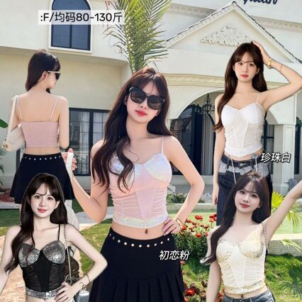 8705#美式欧美风2025新保暖背心