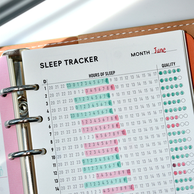 m5睡眠记录A7自律打卡A6per内页