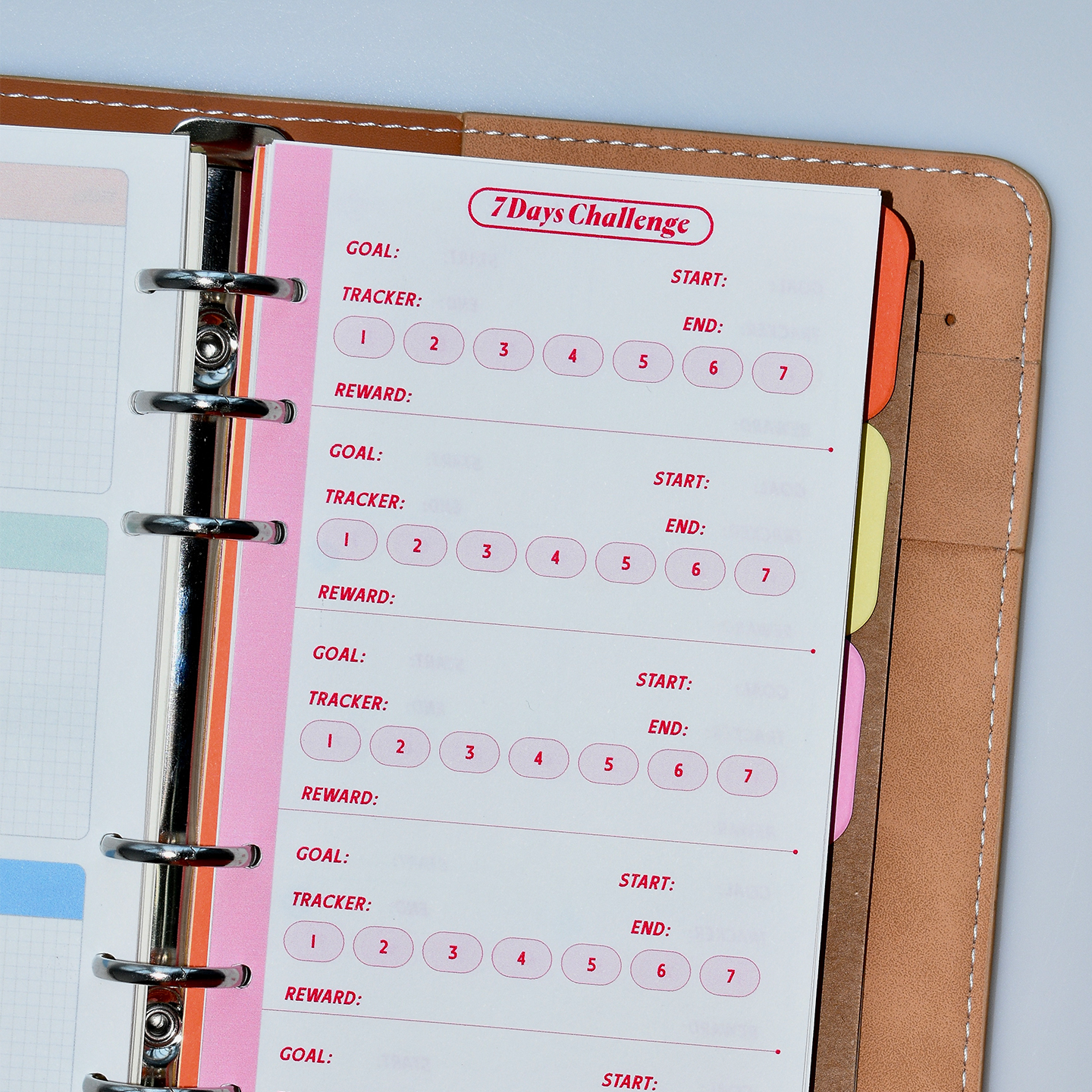 手账内页替芯自律打卡M5A7活页