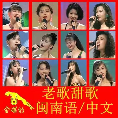 十二大美女歌曲U盘闽南语台语车载优盘16G经典老歌花仙子全视频