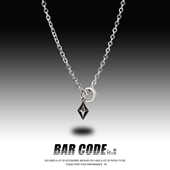 BARCODE「星空之星」小众设计项链男女ins简约时尚 高级感戒指吊坠