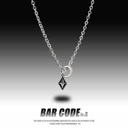 BARCODE「星空之星」小众设计项链男女ins简约时尚高级感戒指吊坠