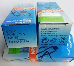 莱卡DM1000 12V 30W 3000显微镜灯泡 2000 OSRAM欧司朗 原装 64261