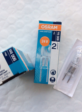 原装德国进口欧司朗64445U24V50W显微镜生化分析仪器卤素灯泡