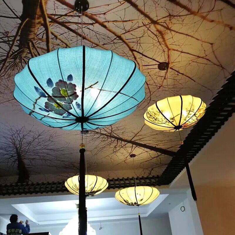 新中式中国风吊灯餐厅酒店会所仿餐厅吊灯