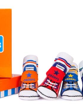 现货正品 美国trumpette婴儿五角星鞋袜Champ's  礼盒拆单