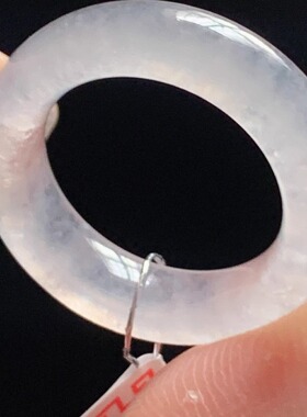 圈口号 11翡翠指环戒指戒圈天然a货玉石圆戒素圈缅料玉戒Y351