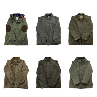 vintage古着美式复古阿美咔叽做旧多袋工装猎人装BF加厚外套H73