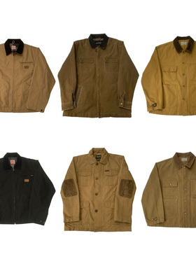 vintage古着美式复古阿美咔叽做旧多袋工装猎人装BF男女外套Z27