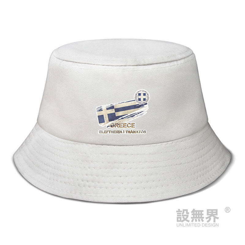 遮阳帽国旗标志复古渔夫帽