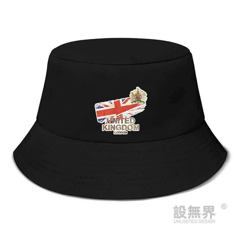 uk标志国旗学生渔夫帽