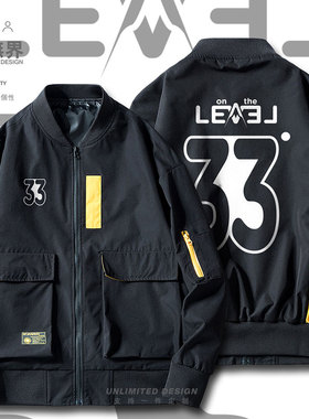 共济会兄弟会数字欧美风街头33标志符号夹克男女服装设 无界