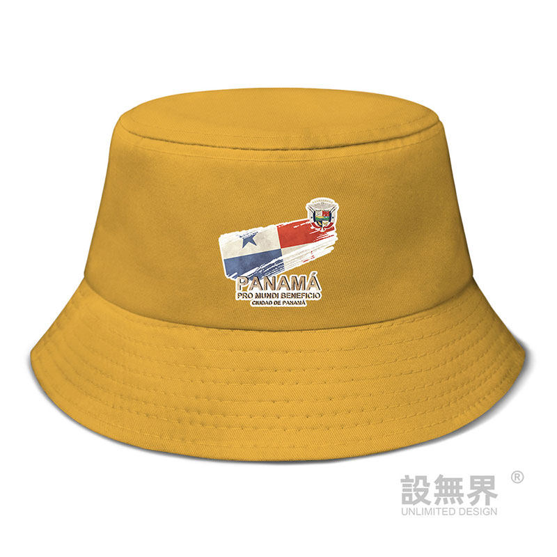 遮阳帽国旗标志钓鱼夏季渔夫帽