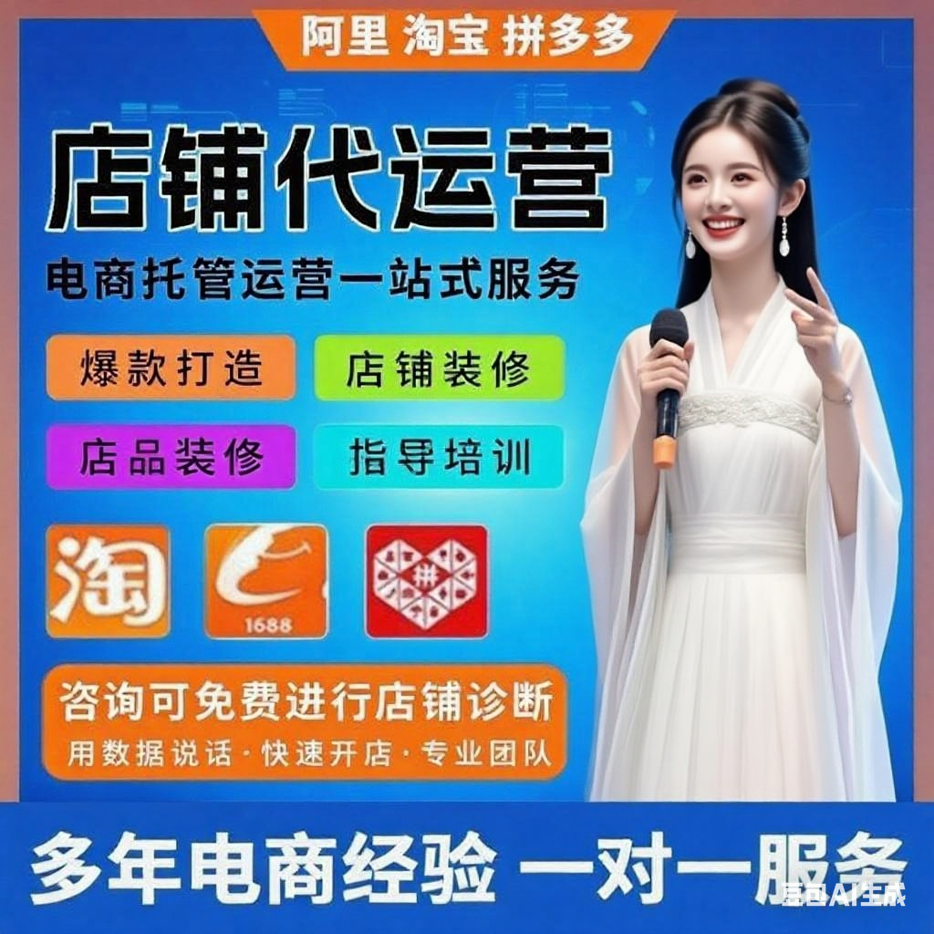 湖北1688运营指导店铺托管装修淘宝 拼多多 阿里巴巴店铺诊断设计