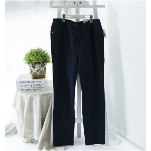 秋季 修身 新款 长裤 显瘦11 西装 OL立体剪裁罗马布外贸原单女装