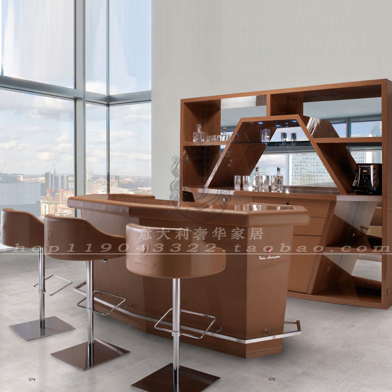 兰博基尼家具意大利现代家具轻奢吧台酒柜北欧酒吧桌lamborghini