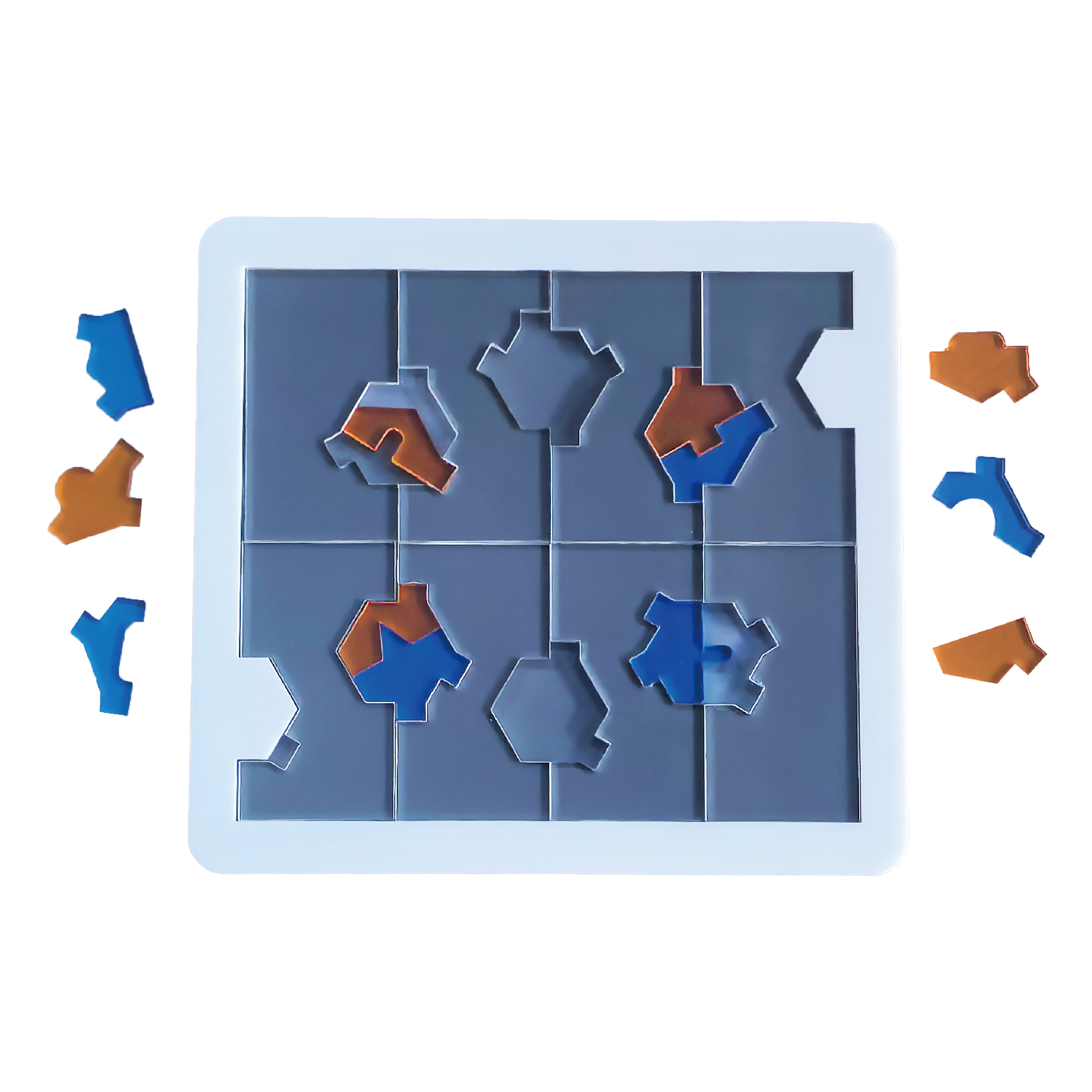 OLEO 20块拼图10级  超难烧脑亚克力方块益智拼图puzzle