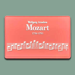 冰箱贴 莫扎特 古典音乐家系列 软胶款 雅致的日用品得体的伴手礼