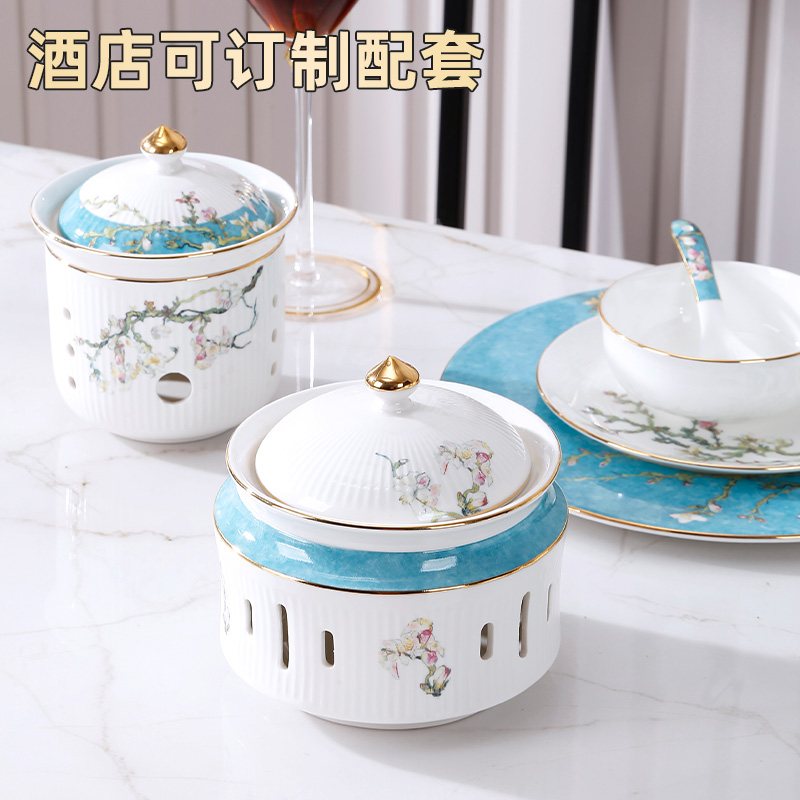 LifeEyes杏花炖盅燕翅鲍鱼专用盅