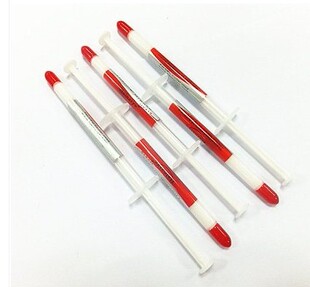 LED导热硅脂 散热硅脂 白色导热膏 华能智研HY410细长针管0.5g