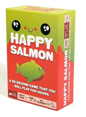 Exploding Kittens Card Game Happy Salmon Solitaire Family Fr
