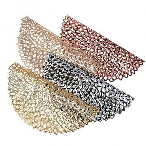 Round Coaster Placemats Table Mats Pads Plastic Table Place