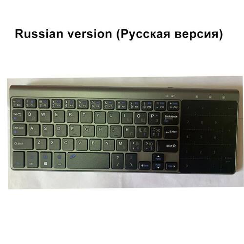 Slim 2.4G Wireless Keyboard with Touchpad Mouse Number Numer - 封面
