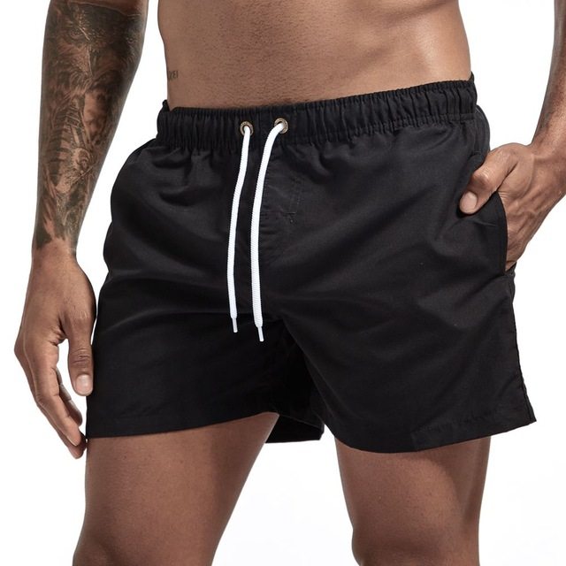 Pocket Swimming Shorts For Men Swimwear Man Swimsuit Swim Tr
