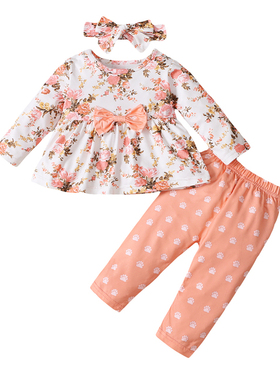 Newborn Baby Girl Clothes Set Toddler Girl Outfits Fashion B