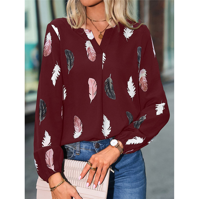 S-5XL Plus size Blouse Women Casual Top ladies Shirts Loose