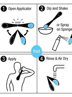 1pc Long Handle Bath Sponge Back Scrubber Bathing Tool Skin