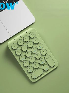 BOW 22 Keys Wireless Number Pad Rechargeable Bluetooth Numer