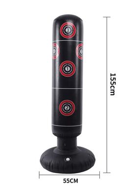 Unisex Children Tumbler Punching Bag Fitness Inflatable Kids