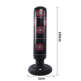 Unisex Children Tumbler Punching Bag Fitness Inflatable Kids