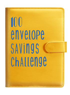 A5 100天 Envelope Challenge Binder Money Saving Planner Book