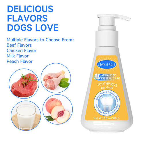 Pet Toothpaste Dental Calculus Beef Flavor Oral Cleaning