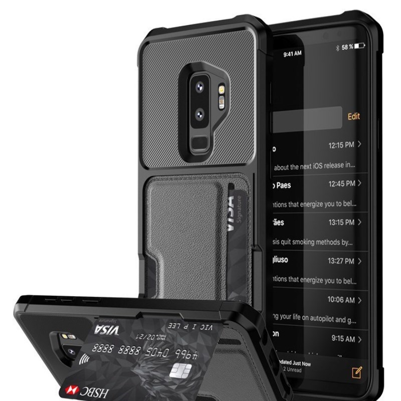 适用于Samsung Galaxy note9 S9 plus back Card case cover