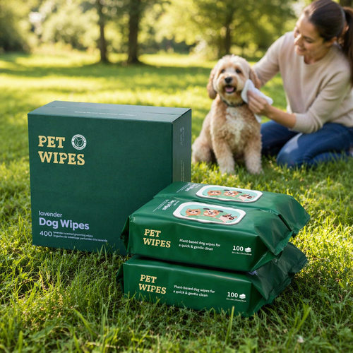 Eco-friendly, washable, ultra-soft non-woven pet wipes