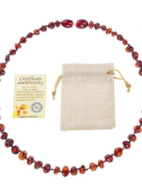 WL Classic Natural Amber Necklace Supply Certificate Authent