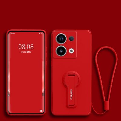 适用于红米note13手机壳redminote13pro+手绳新款硅胶nt5G套not支架por十redmi送膜noto女n0te加nont135G外壳