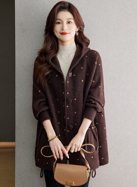 2025新款秋季女士中长款外套女春秋款胖mm大码卫衣早秋棒球服初秋