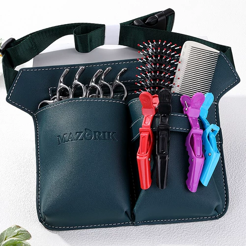 Парикмахерская для парикмахерской для парикмахерской ножницы. Сумка фальшиво